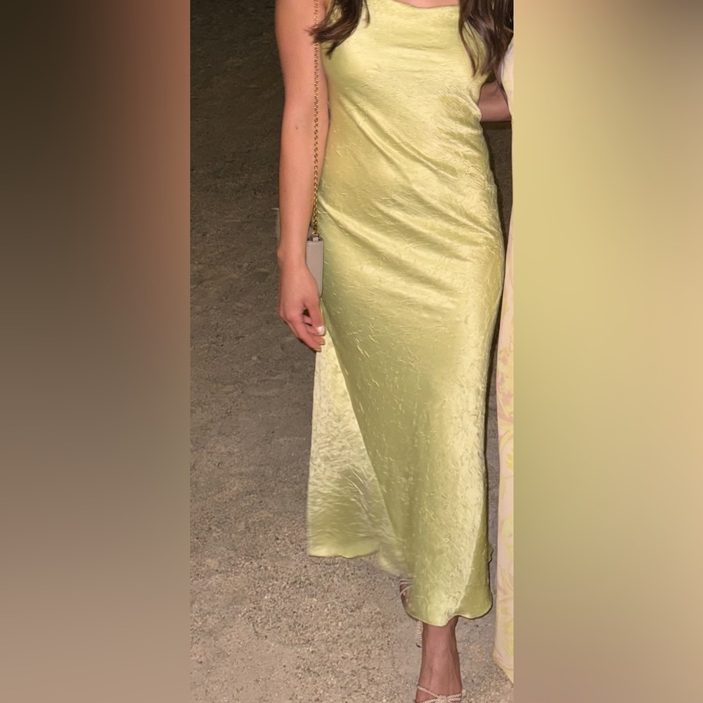 Elegant Green Slip Dress